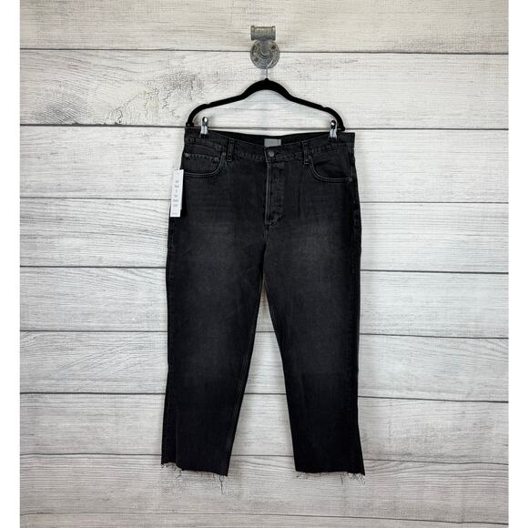 Boyish Women's The Tommy High Rise Authentic Rigid Straight Leg Jeans Size 32 - Picture 1 of 11